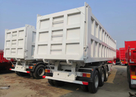 Cargo Utility Naczepy do przechowywania samochodów ciężarowych Normalne zawieszenie w kolorze białym