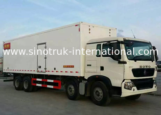 Frozen Foods LHD 8×4 Refrigerated Delivery Truck 40 Ton Low Energy Consumption