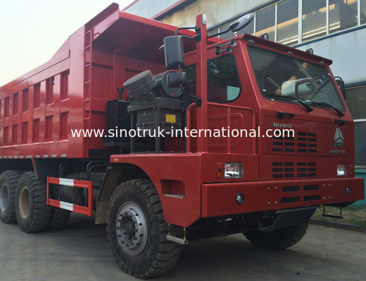 Heavy Duty SINO HOWO Trucks / 10 Wheeler Dump Truck 371HP Niskie zużycie paliwa