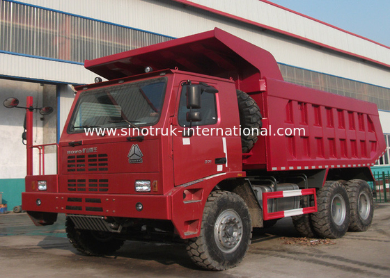 Heavy Duty SINO HOWO Trucks / 10 Wheeler Dump Truck 371HP Niskie zużycie paliwa