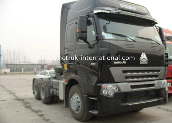 A7 HOWO Ciągniki siodłowe LHD 6X4 Euro2 380 HP Dwie beczki ZZ4257N3247N1B