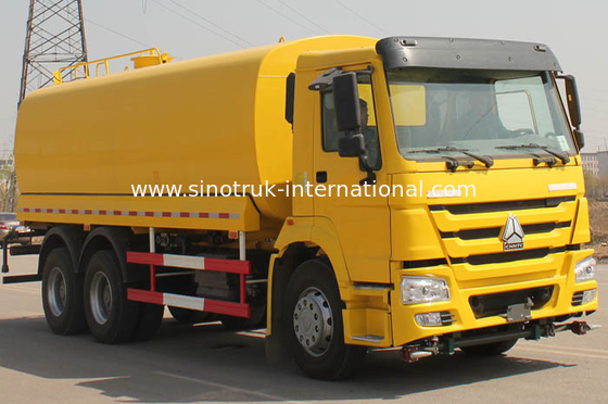 Internal Anti - Corrosion Water Tank Truck , Water Transport Trucks 21-25CBM