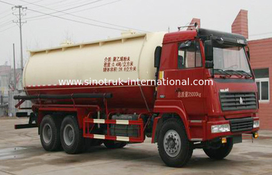 SINOTRUK HOWO Bulk Cement Truck 371HP 10 Wheels LHD 30CBM  ZZ1257S4641W
