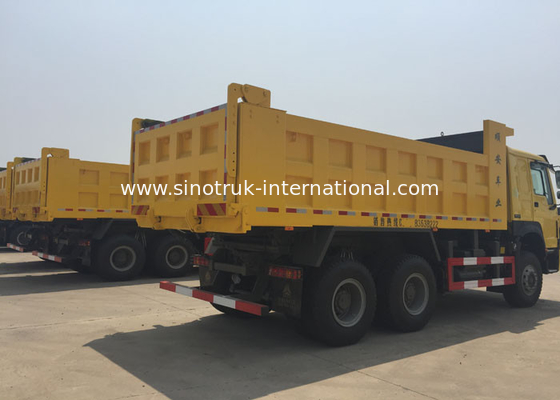 Tipper Dump Sino Howo Trucks 6X4 10-25 CBM For Construction Material Transport