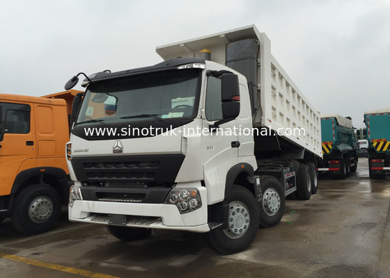 Sinotruk Howo Dump Truck A7 371 HP 12 Wheels LHD 60 Tons 20 - 30 CBM ZZ3317N3867N1