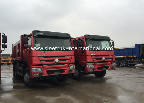 LHD 6X4 SINOTRUK HOWO Tipper Dump Truck Euro 2 336HP Engine HYVA Front Lifting