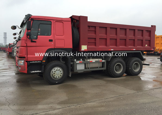 LHD 6X4 SINOTRUK HOWO Tipper Dump Truck Euro 2 336HP Engine HYVA Front Lifting