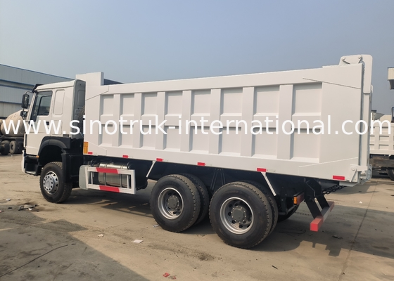 Sinotruk Howo Stosowane ciężarówki do zrzucania odpadów 371 KM lub 375 KM 6 × 4 Odbudowa