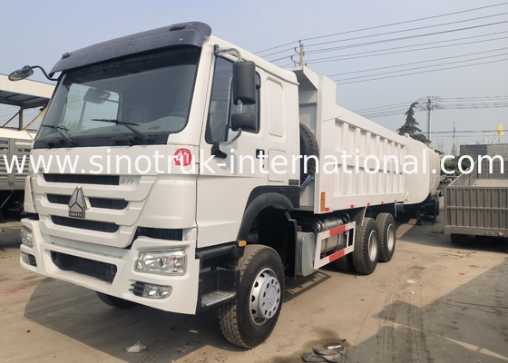 Sinotruk Howo Stosowane ciężarówki do zrzucania odpadów 371 KM lub 375 KM 6 × 4 Odbudowa