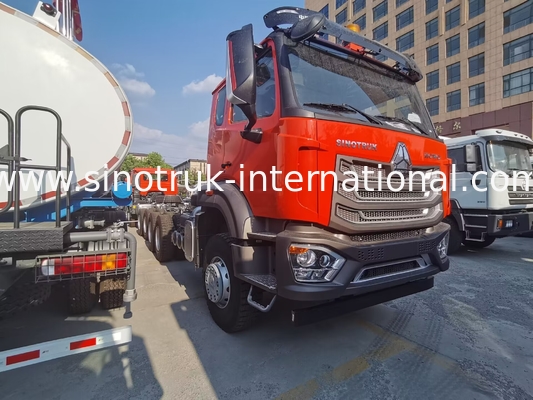 Sinotruk New Howo Tipper Dump Truck Podwozie Weichai Silnik 6 × 4 LHD Kolor pomarańczowy