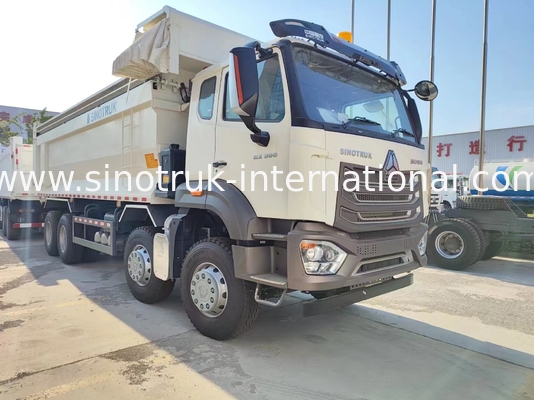Sinotruk Hohan Nowy HOWO Wyrzucacz N7 6 × 4 10 Koła 380KM RHD U Typ Automatyczny Tarpaulin