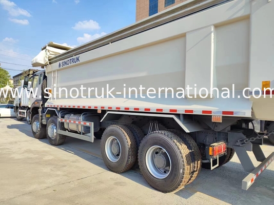 Sinotruk Hohan Nowy HOWO Wyrzucacz N7 6 × 4 10 Koła 380KM RHD U Typ Automatyczny Tarpaulin