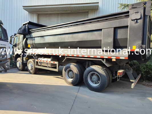 RHD 8×4 12 kół HOWO Samochód z wywrotem 380 KM
