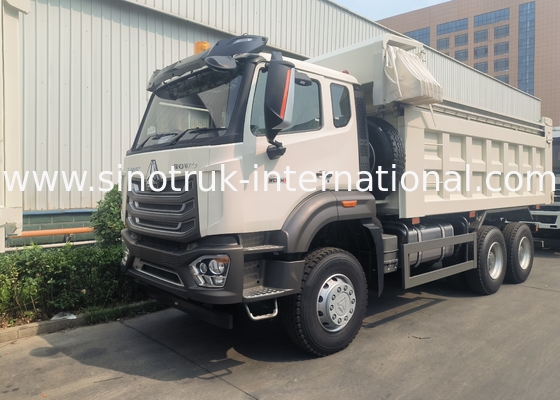 Nowoczesna ciężarówka Sinotruk 6 × 4 Nx 20CBM biała z automatyczną tarpą