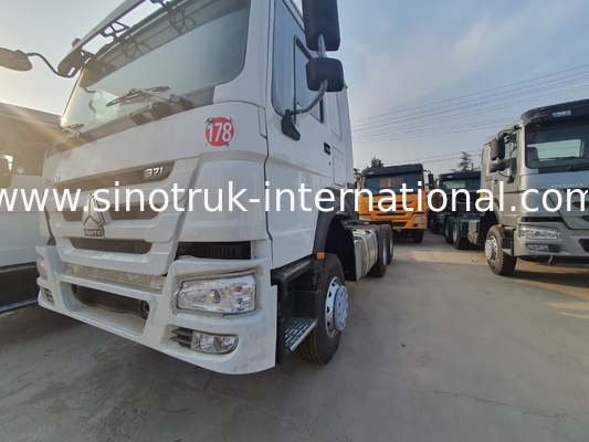 HOWO A7 Używany wózek ciągnikowy LHD 6X4 Euro 2 371 KM z napędem hydraulicznym