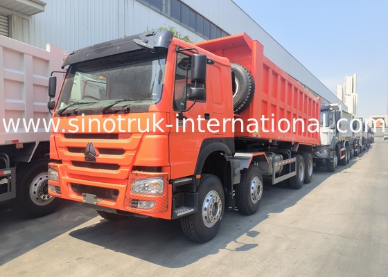Sinotruk Howo Wypuszczacz 400 KM 8 × 4 Rhd 12 Koła Wielka tacza 7600 mm