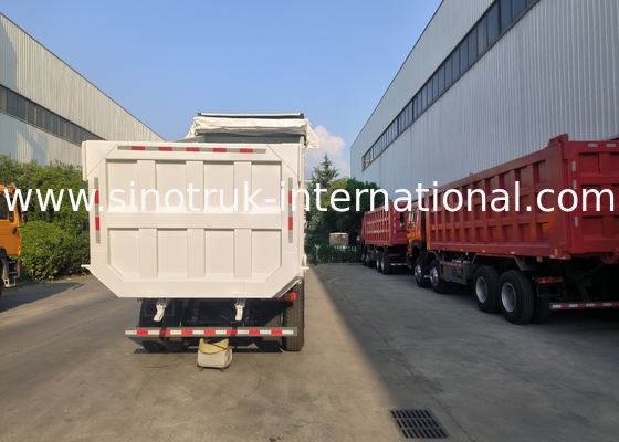 Sinotruk Howo Dump Truck 400hp 6 × 4 U-formatowe tacze z automatyczną tarpą