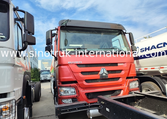 SINOTRUK HOWO Czerwony 380KW 8×4 12 kołowy ciężarówka z czołgami oleju o dużej pojemności