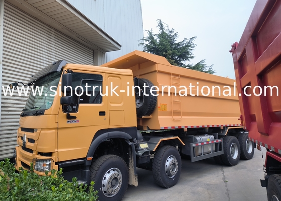 Sinotruk Howo Dump Truck 8 × 4 Lhd 12 kół U-formatowy