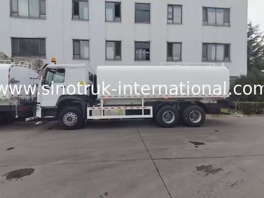 Sinotruk HOWO Biały RHD 6x4 Cisterna z wodą ZZ1257V4347B1 Z funkcją spłukiwania wysokiego ciśnienia