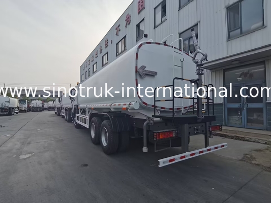 Sinotruk HOWO Biały RHD 6x4 Cisterna z wodą ZZ1257V4347B1 Z funkcją spłukiwania wysokiego ciśnienia