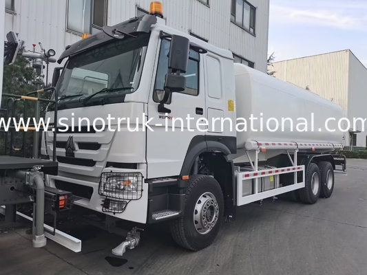 Sinotruk HOWO Biały RHD 6x4 Cisterna z wodą ZZ1257V4347B1 Z funkcją spłukiwania wysokiego ciśnienia