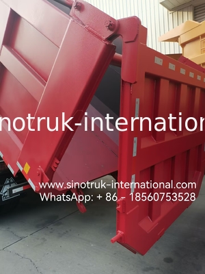 HOWO 12 kół Sinotruk 8X4 Dump Truck 400hp Do górnictwa LHD U Type Container