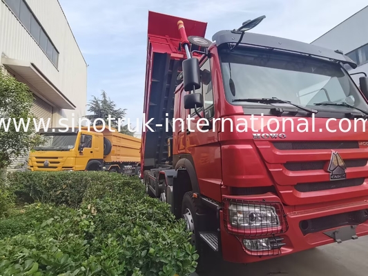HOWO 12 kół Sinotruk 8X4 Dump Truck 400hp Do górnictwa LHD U Type Container