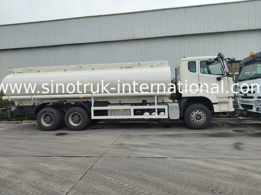 HOWO 25CBM 6*4 Cisterna naftowa 380KM Silna moc bieła