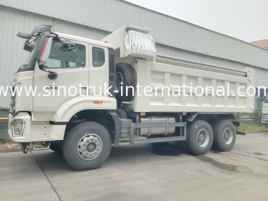 30 - 40 ton RHD 10 kół Tarpaulin Sinotruk Howo 6x4 Samochód z wywrotem do budowy