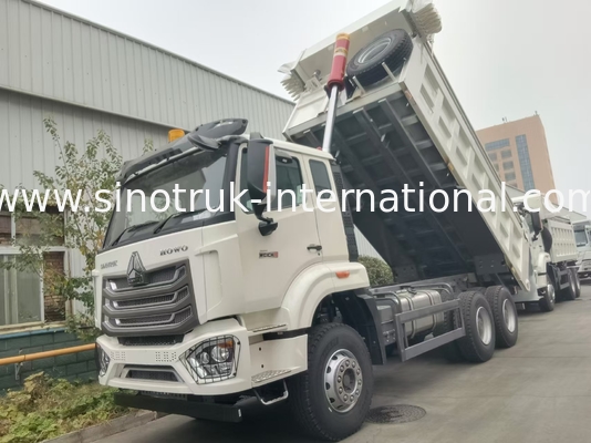 30 - 40 ton RHD 10 kół Tarpaulin Sinotruk Howo 6x4 Samochód z wywrotem do budowy