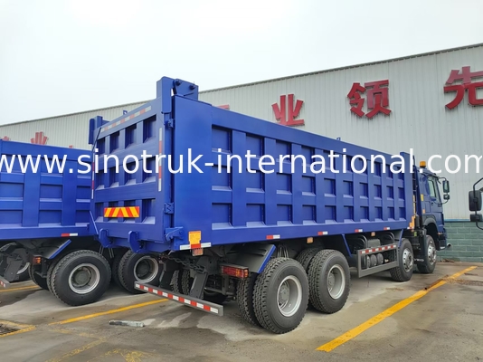8X4 Blue Tipper Dump Truck 380hp 12 kół Biały H77L ZZ3317V3567B1 Typ U