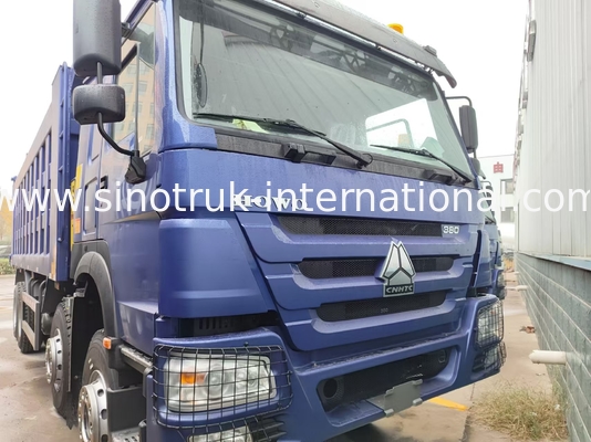 8X4 Blue Tipper Dump Truck 380hp 12 kół Biały H77L ZZ3317V3567B1 Typ U