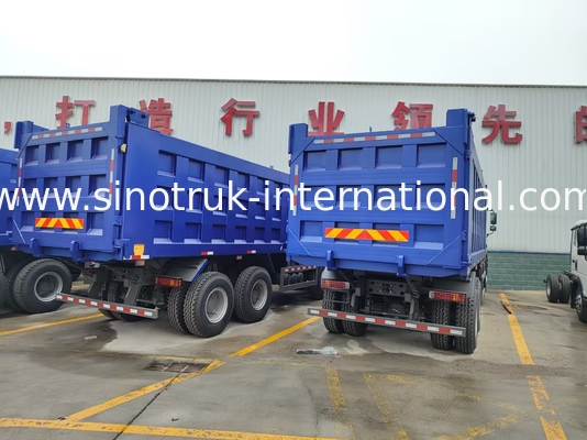 8X4 Blue Tipper Dump Truck 380hp 12 kół Biały H77L ZZ3317V3567B1 Typ U
