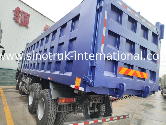 8X4 Blue Tipper Dump Truck 380hp 12 kół Biały H77L ZZ3317V3567B1 Typ U