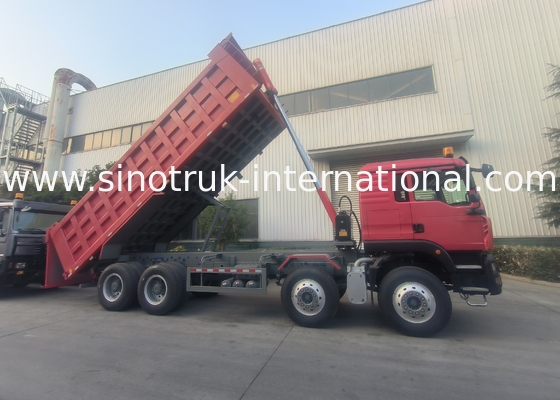 8 × 4 Lhd 12 Koła Sinotruk Tipper 400KM Euro 2