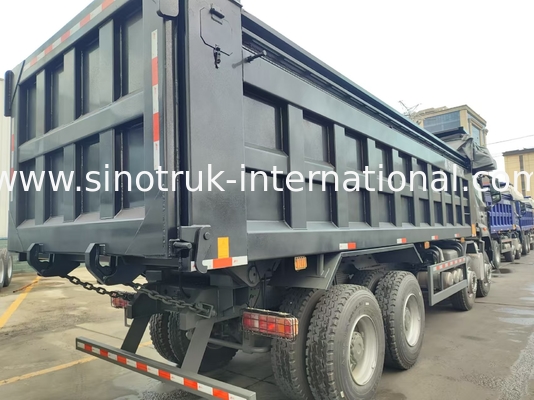 HOWO NX 380HP RHD Czarny wózek z płaszczem