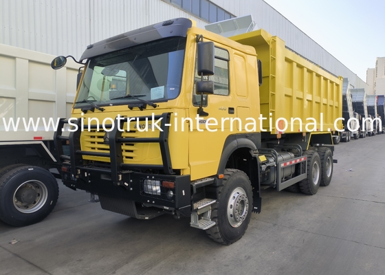 Sinotruk Howo Dump Truck 6 × 4 Lhd 10 Koła 20CBM Cargo Box Opony górnicze