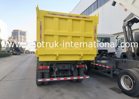 Sinotruk Howo Dump Truck 6 × 4 Lhd 10 Koła 20CBM Cargo Box Opony górnicze