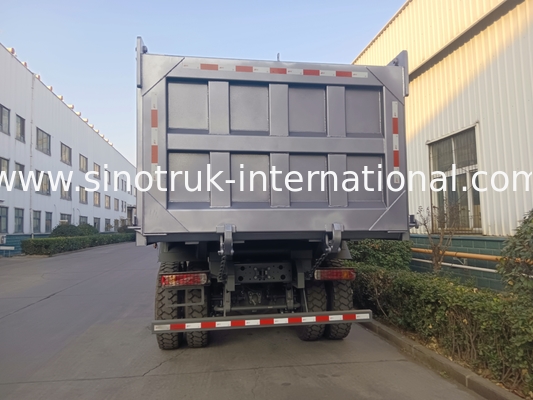 Ciężarówka z wywrotnikiem Sinotruk Hohan 400hp 10 kół Lhd 40 ton 20-30cbm ZZ3317N356JB1 Szary