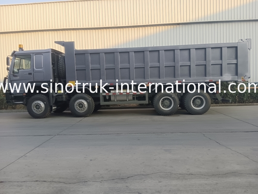 Ciężarówka z wywrotnikiem Sinotruk Hohan 400hp 10 kół Lhd 40 ton 20-30cbm ZZ3317N356JB1 Szary