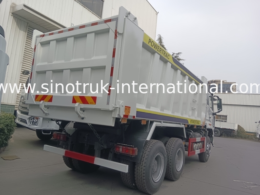 30-40 ton RHD 10 Kołowy wózek z wywrotem SINOTRUK Haohan dla budownictwa Biały