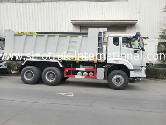 30-40 ton RHD 10 Kołowy wózek z wywrotem SINOTRUK Haohan dla budownictwa Biały