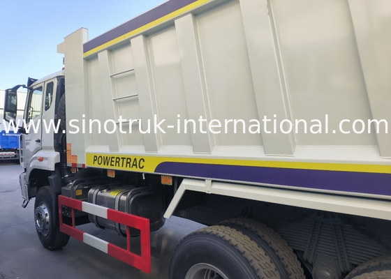 Sinotruk Howo / Hohan 6×4 Wyrzucacz 10 kół Czterokątny Kargowiec 20CBM Biały Kolor
