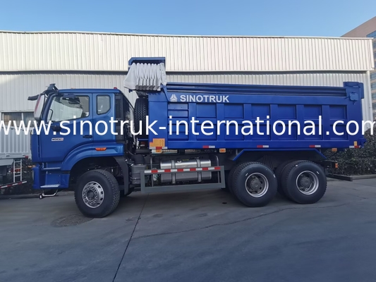 SINOTRUK HOHAN NEW HOWO 30 - 40 ton RHD 10 kół Tarpaulin dla budownictwa Błękitny Wysokiej wydajności Podnoszenie i rozładunek