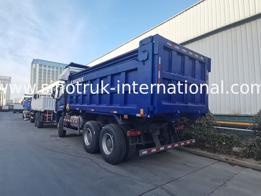 SINOTRUK HOHAN NEW HOWO 30 - 40 ton RHD 10 kół Tarpaulin dla budownictwa Błękitny Wysokiej wydajności Podnoszenie i rozładunek