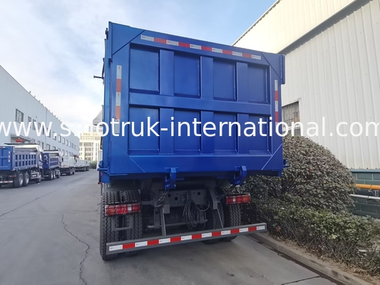 SINOTRUK HOHAN NEW HOWO 30 - 40 ton RHD 10 kół Tarpaulin dla budownictwa Błękitny Wysokiej wydajności Podnoszenie i rozładunek