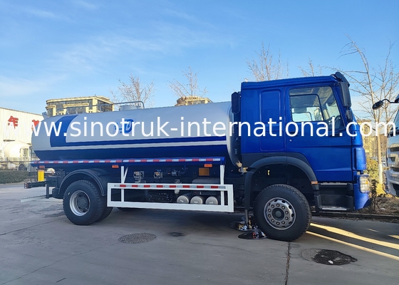 SINOTRUK HOWO 4x2 300KW Niebieska podwozia z 10m3 zbiornikiem wody