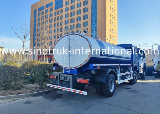 SINOTRUK HOWO 4x2 300KW Niebieska podwozia z 10m3 zbiornikiem wody