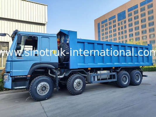 Uwielbiany Błękitny HOWO 8×4 380HP 26.91CBM Dump Truck gdzie moc spotyka precyzję w każdym ładunku!